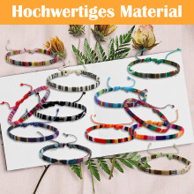 Handgefertigte Armbänder, Stapelbare geflochtene Seilarmbänder, verstellbare Boho-Armbänder für Damen und Herren, Freundschaftsarmbänder,