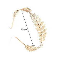 Handgefertigte, robuste Haarbänder aus Metall, goldfarben, griechische Göttinnen-Kostüm, Hochzeitshaarschmuck für Mädchen und Frauen, schlichter