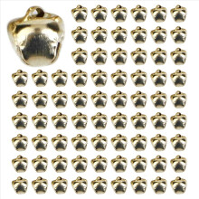 Metalen belletjes voor het maken van sieraden, 10 mm, verpakking van 500 stuks, goudkleurig