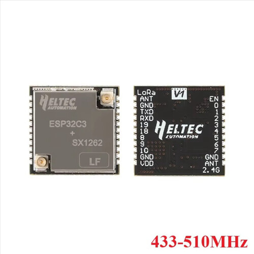 2 módulos HT-CT62 ESP32C3 SX1262 LoRa Node com Bluetooth, LoRa, LoRaWAN e WiFi (433-510MHz) 1