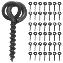 300 peças de parafuso para boilie de pesca de carpa com anel sólido, ferramenta para isca, Chod Rigs, acessório para pesca de carpa com hair rig.