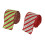 5 Rolls Glittering Polyester Ribbons-Red  green and white 2