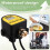 2X Pressure Controller Switch 0-10Bar 1/2in Interface Water Oil Compressor 220V Automatic Water Pump on/OFF EU Plug 5