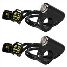 2x koplampschakelaar voor Talaria Sting R MX4, stuurschakelaar, licht aan/uit schakelaar, aluminium plug-and-play schakelaar