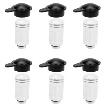 6X 12363 12373 Air Jet Valve & Air Jet Valve Cap Fit for Above Ground Pool Inlet Compatible with 26165EH, 26167EH