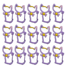 15Pcs Cats Shaped Lobster Clasps Hook Cats Shaped Keyring-13
