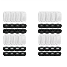 Conjunto de 32 filtros para bebedouro de gato com fluxo de água ajustável de 3,2 L e 2 L. Peças para bebedouro de gato.