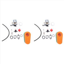 2x 591137 Vergaser für Stratton 591137 590948 775EX Rasenmähermotor 795066 796254 mit Luftfilter