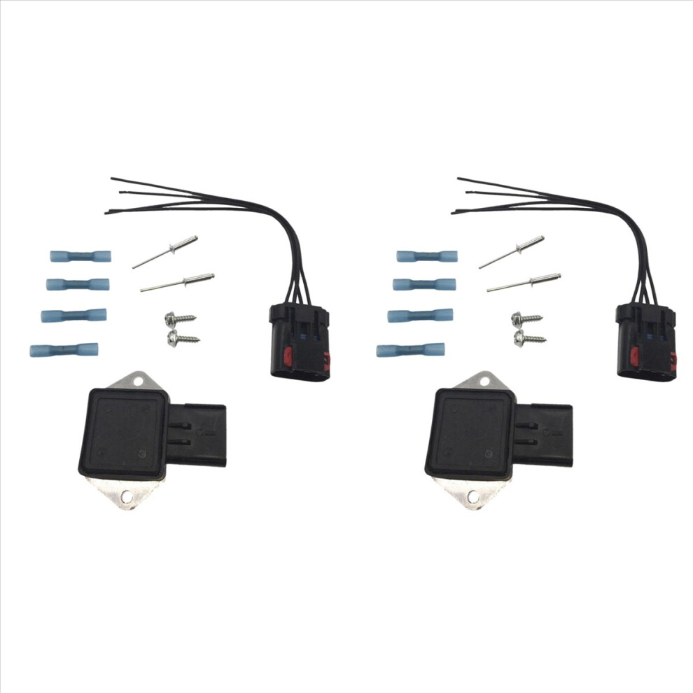 2X Radiator Cooling Fan Relay Wire Wiring Harness Pigtail Connecto For Neon 5017491Ab 4852840290334