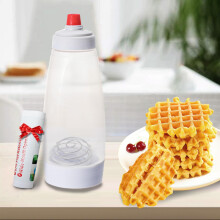 Pancake Batter Dispenser, 1000ml Mixer Bottle for Waffles, Crepes and Cupcakes