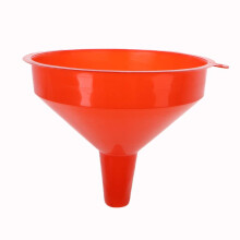 Bright Red Oil Funnel for Car Engine, Large Capacity Fluid Container for Oil Coolant Transfer