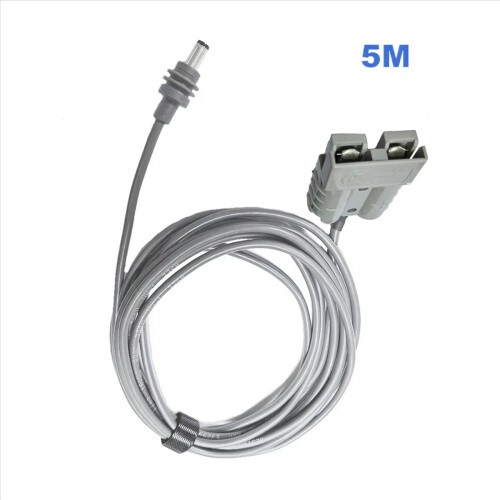 5 unidades de cabo de extensão à prova d'água com conector mini, plugue a plugue, 50 A, 600 V CC. 2