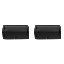 2x Conjunto de Porta-Copos para Console Traseiro de Carro, Inserção e Tampa do Porta-Copos 88741-1LK3D para QX56 Preto