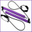 Ραβδί Pilates, Πολυλειτουργική Μπάρα Pilates με Ρυθμιζόμενες Ζώνες Αντίστασης, 8