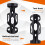 Suporte para garrafa de bicicleta tipo banana, modelo 2X, leve e compacto. 6