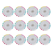 Sewing Pin Straight Pin for Dressmaker-Love color 12 plates