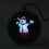 Unique 3D Illusion Acrylic Christmas Sphere 3D Illusion 4