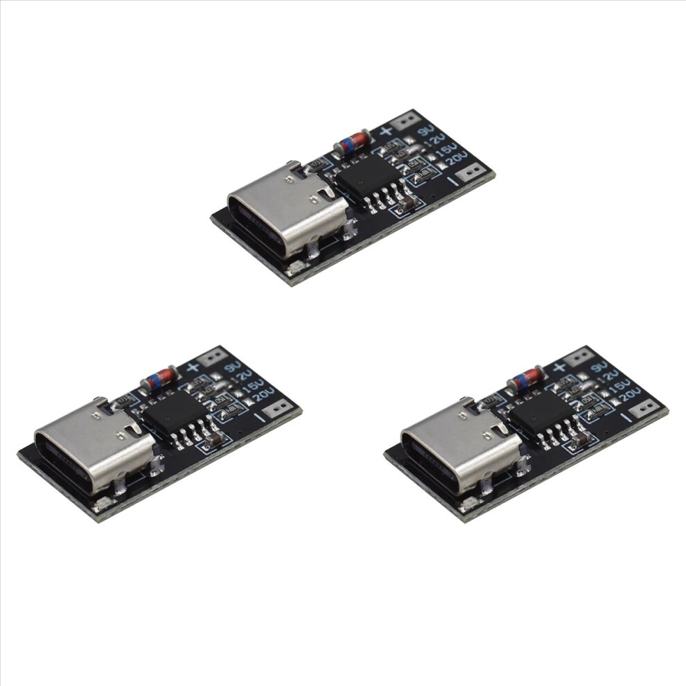 3Pcs Pd/Qc/Afc//Fcp Type-C Decoy Board Usb-C Boost Module Type-C Trigger Polling Detector Power Fast Charging Board 4852840291515