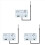 3x Tuya WiFi temperatuursensor 2.4G WiFi temperatuursensor Smart Switch met 1M temperatuursonde 1