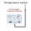 3x Tuya WiFi temperatuursensor 2.4G WiFi temperatuursensor Smart Switch met 1M temperatuursonde 3