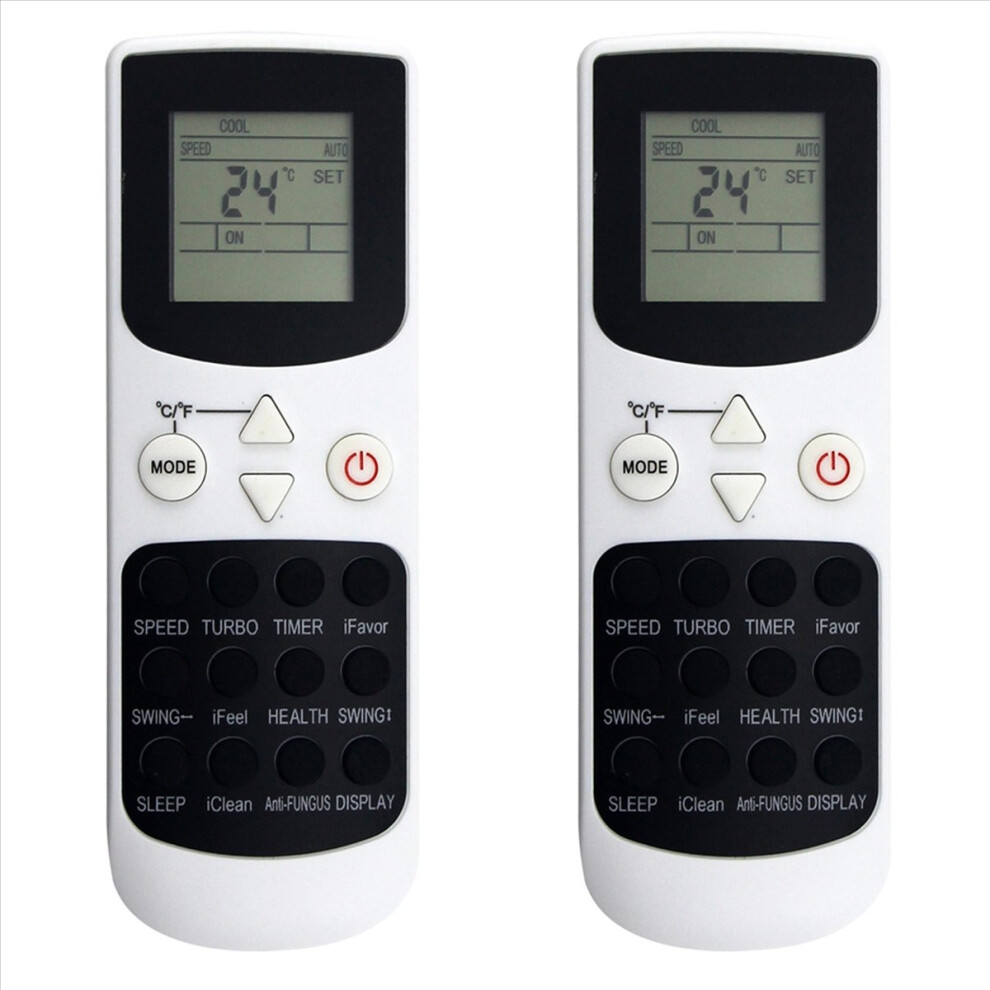 2X Replace Ykr-Q/002E Remote Control For Aux Ykr-Q/002E Ykr-Q/001E Air Conditioner Remote 4852840284364