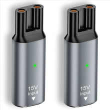 2x 15V HQ8505 Typ-C Rasierer-Adapter-Ladekonverter für One Blade Pro QP6520 QP6530 QP6510 B
