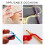 3mm Beads Crochet Hook Practical Metal Knitting Needle-Pink 7