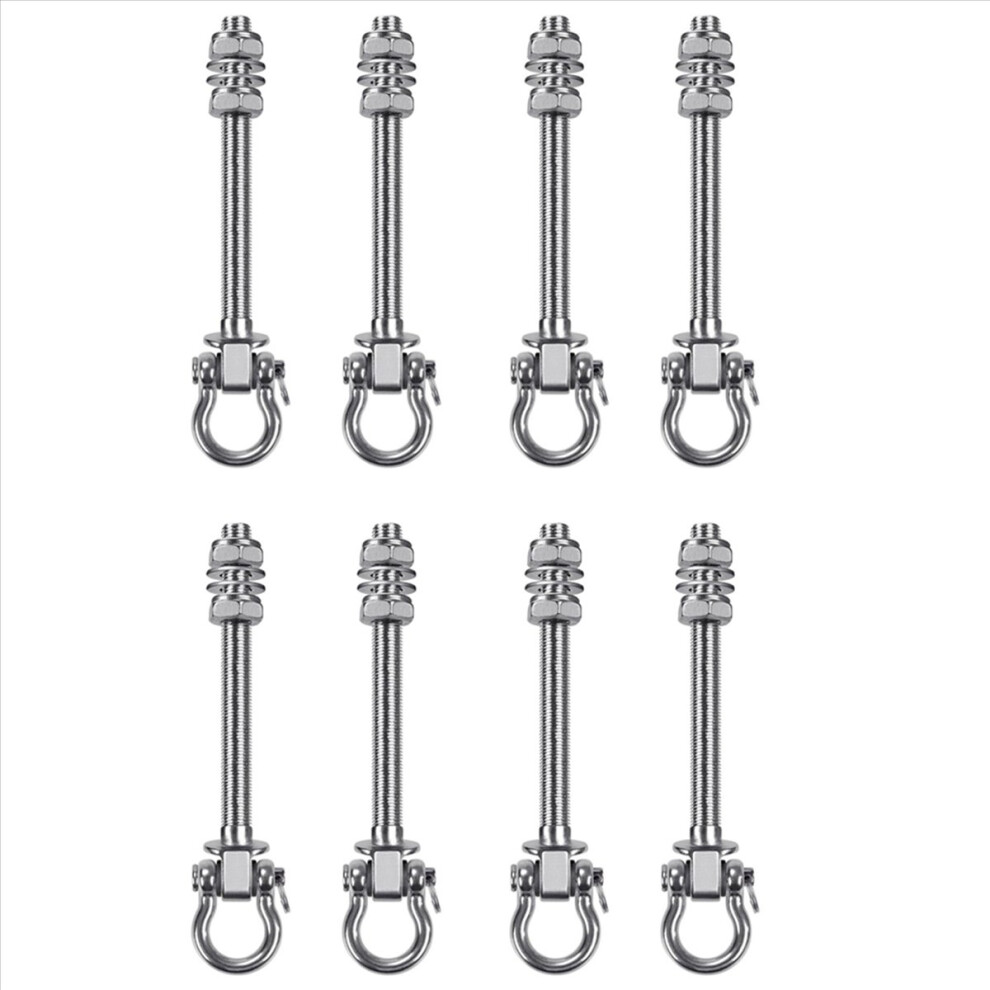8X Heavy Duty Swing Hook Yoga Hammock Sandbag Hook Hanging Chair Accessories For Playground Porch Yoga Hammock 4852070719360