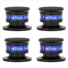 4X Speaker Isolation Spikes Speaker Base Pads with Non-Slip Base Pad Aluminium Anti-Vibration for Turntable Amplifier B