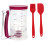 Pancake Batter Dispenser with Measurement Labels, Precise Portion Control for Waffles Muffins Cakes 1