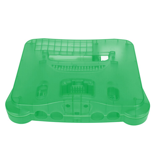Capa translúcida com aparência requintada para console de videogame retrô N64, capa protetora com material ABS e funcionalidade à prova de 1