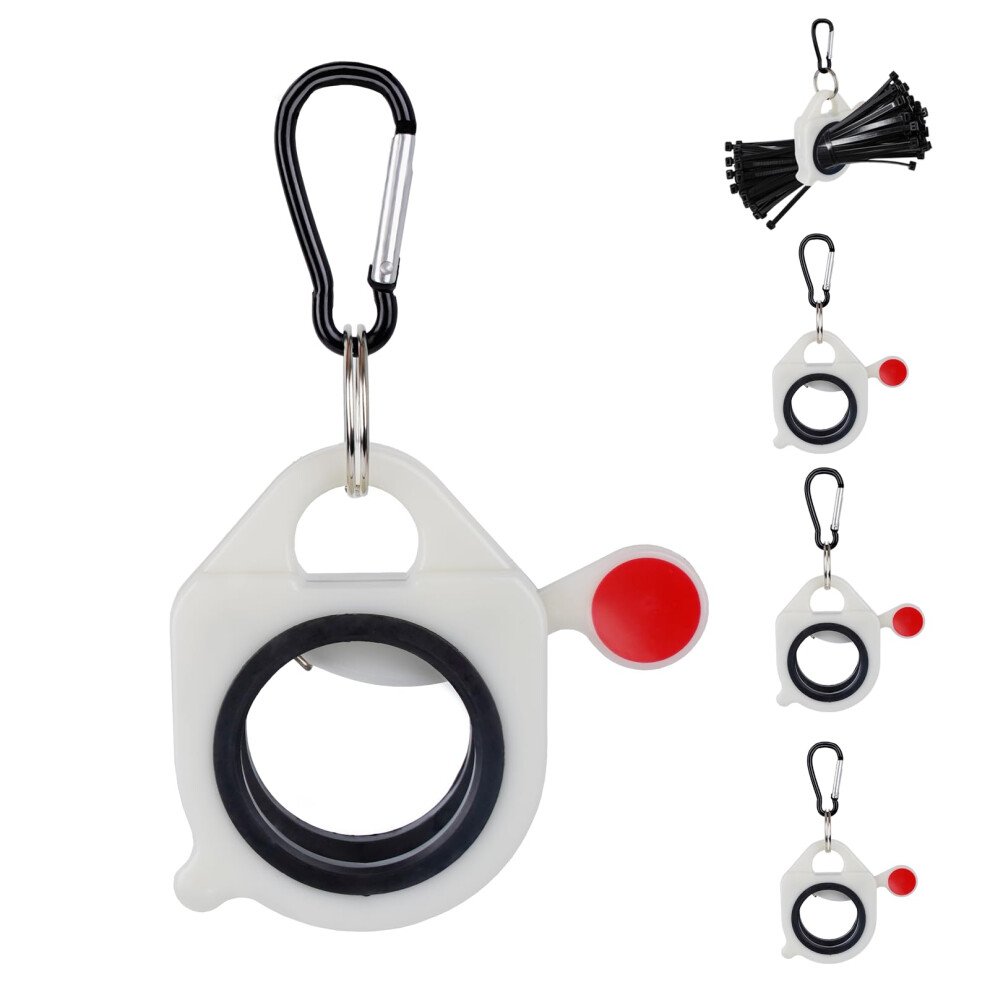 Glow In The Dark Zip Tie Holder Set, Reusable Cable Tie Organizer Clips For Neat Storage 9189345651724