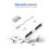 Μόνο φόρτιση USB2.0Hub Plug and Play Προστασία από υπερβολικό ρεύμα Φορητές διπλές θύρες USB 8