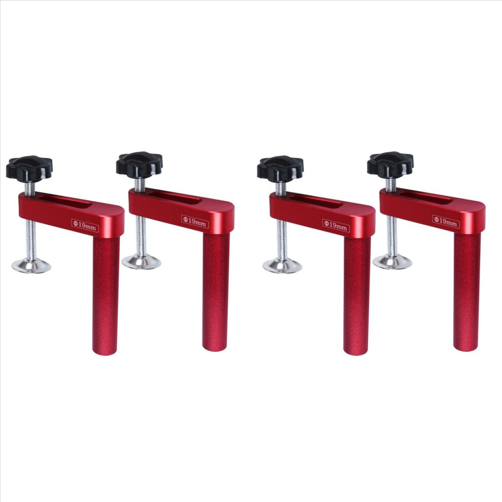 4Pcs Dog Hole Clamp Woodworking Bench Stop Bench Dog Clamp Aluminum Alloy Desktop Fixed Clip - Hold Down Clamps 19Mm 4852840292093