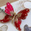Artificial Butterfly Hanging Pendant Christmas Tree-Light Pink 6