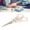 Stickschere, bequemer Griff, feine Verarbeitung, 12