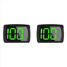 2X Universaali Digitaalinen GPS-Nopeusmittari Muistutusmittari HD LCD-näyttö Plug and Play Iso fontti Kaikille Ajoneuvoille
