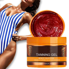 Luxury Natural Tanning Gel Accelerator for Sunbeds and Outdoor Sun Fast Bronze Glow 1PC