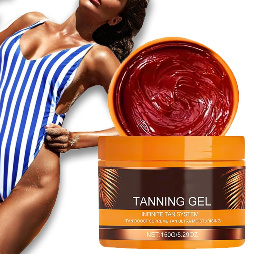 Bronze Luxury Natural Tanning Gel Accelerator For Sunbeds And Outdoor Sun Fast Glow 1Pc