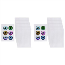 20 peças de tela para olhos de fursuit, 30x22 cm, preta, para fantasias, tela de PVC de 0,5 mm contra poeira, ideal para cosplay de furries.
