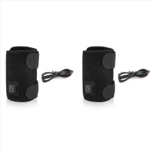 Cotoveleira de suporte para tênis com aquecimento ajustável em 3 níveis (2 unidades).