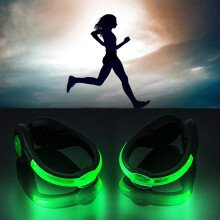 Hardloopaccessoires voor 's nachts, LED-schoenverlichting met reflecterende veiligheidsclips, waterbestendige clips voor hardlopen, joggen, wandelen