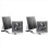 Ventilador solar silencioso de alta velocidade de 6 polegadas com painel de 8W para ventilação dupla, ideal para galinheiros. 1