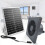 Ventilador solar silencioso de alta velocidade de 6 polegadas com painel de 8W para ventilação dupla, ideal para galinheiros. 7