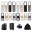 16Pcs Zipper Pull Tab Ersatz Gefederte Abnehmbare 10