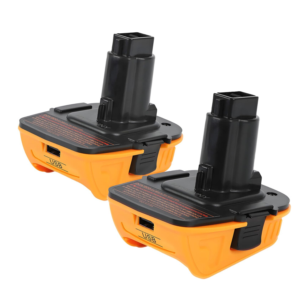 Battery Adapter 18V To 20V Max Lithium Converter With Usb Port 2 Pack For Dewalt Dca1820 9426802897487