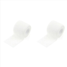 2x Sport Selbstklebende elastische Bandage für Knie-, Finger-, Knöchel-, Handflächen- und Schulterstützbandagen, 5 cm x 4,5 m, Weiß