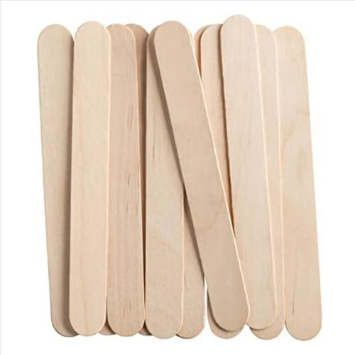 [Pacote com 400] Palitos de madeira multiuso de 9 cm (3,6 polegadas), ideais para artesanato, sorvete, cera, depilação e como abaixador de língua. 1