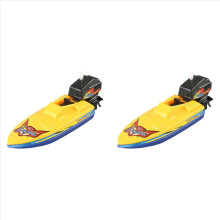 2 Lanchas Infantis de Corda para Banho, Chuveiro e Banho - Brinquedo Clássico Flutuante na Água - Presente Ideal para Crianças