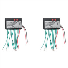 2X DC12V-24V Led Light Controller Jump Water Burst Flash Horse Sign Luminous Word Exposed Light Box RGB Controler